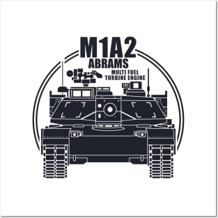 Battle Tank M1A2 Abrams Posters and Art